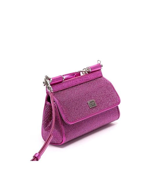 Dolce & Gabbana Purple Handbags