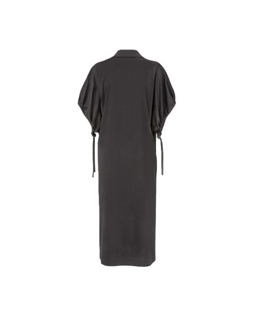 CATNOIR Kleedjes ,Zwart ,Katoen Midikleid in het Black