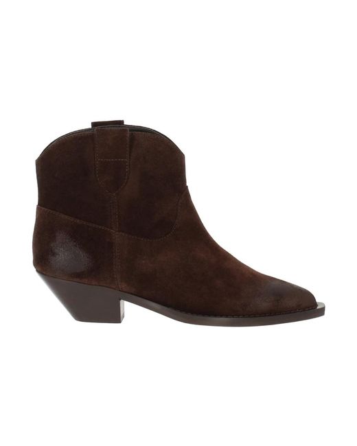Via Roma 15 Brown Cowboy & Biker Boots