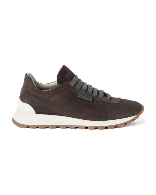 Brunello Cucinelli Gray Sneakers