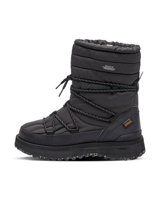 Suicoke Black Winter Boots for men