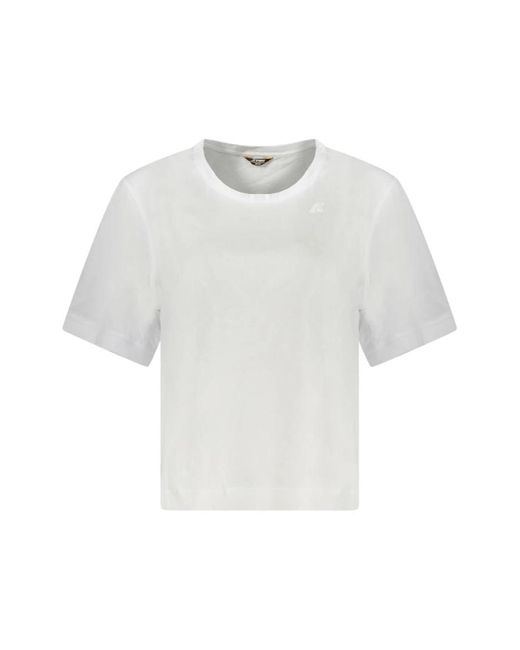 T-Shirts K-Way de color White