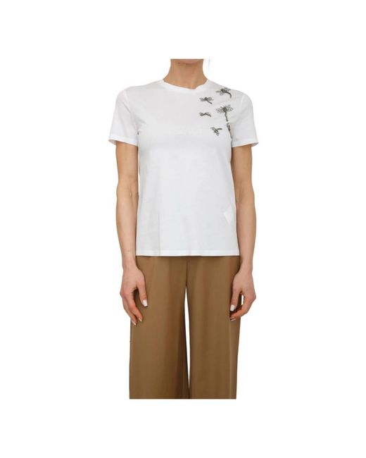 T-Shirts Max Mara de color White