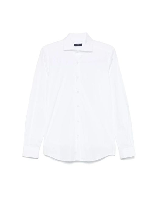 Fay White Formal Shirts for men