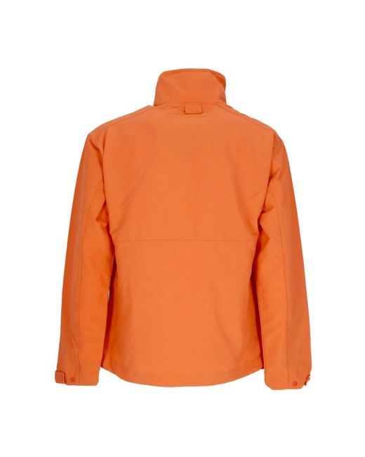 Columbia Orange Deschutes Valley Wind Shell Pull-On Windbreaker for men