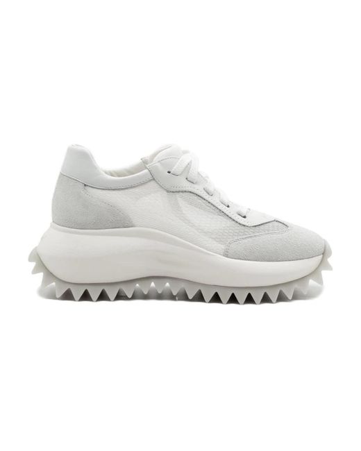 Zapato blanco con cordones Vic Matié de color White