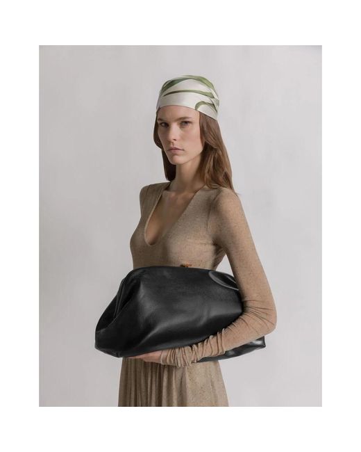 Alberta Ferretti Black Shoulder Bags