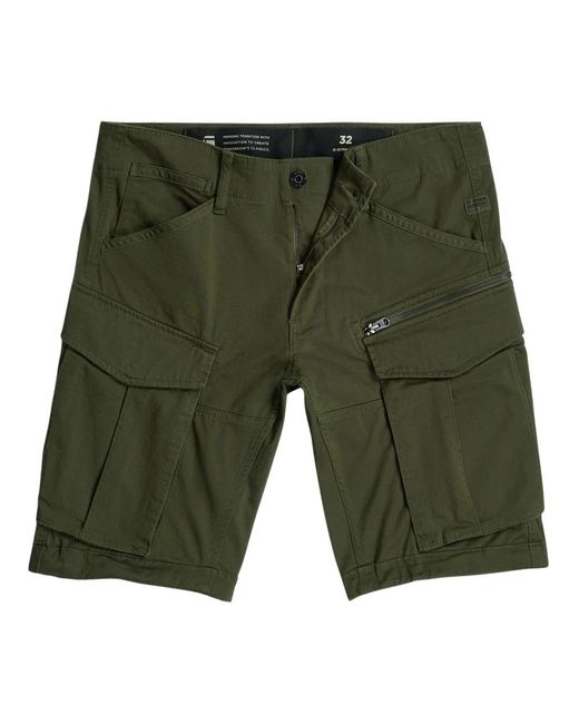 Casual Shorts di G-Star in Green da Uomo