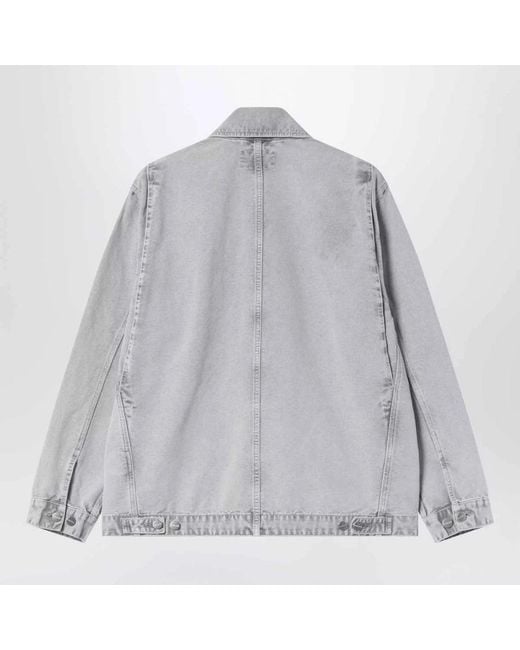 Carhartt Gray Denim Jackets for men