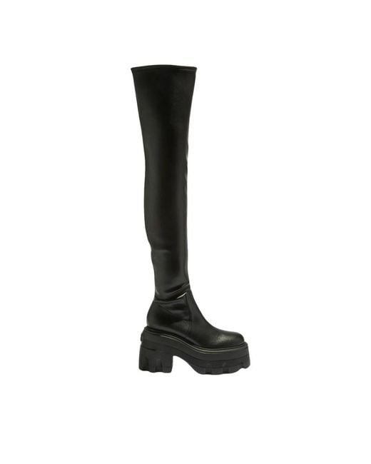 Casadei Black Over-Knee Boots