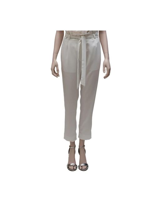 Ermanno Scervino Broeken ,Wit ,Polyester Chino's in het Gray