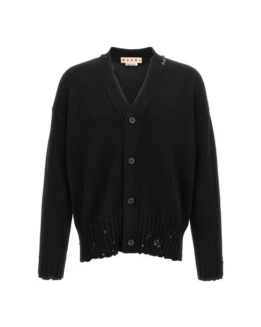 Cardigans Marni de hombre de color Black