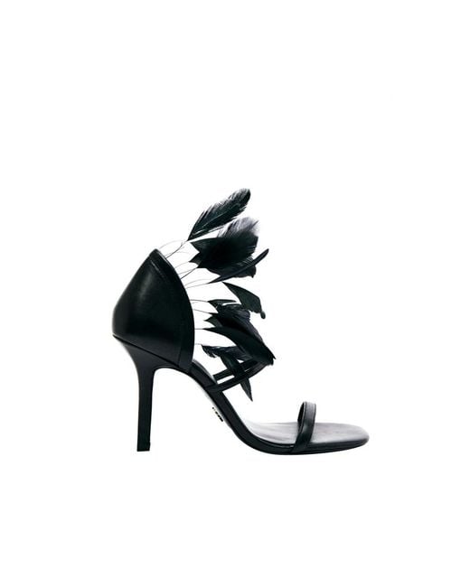 Patrizia Pepe Black High Heel Sandals