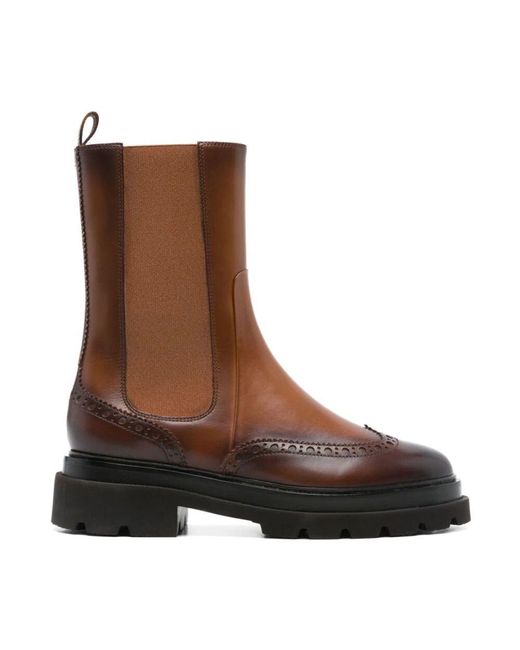 Chelsea Boots Santoni en coloris Brown