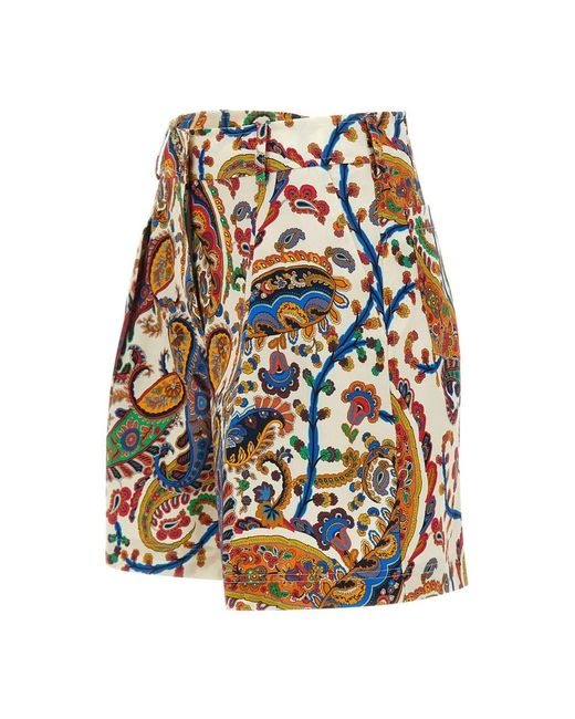 Etro Multicolor Casual Shorts