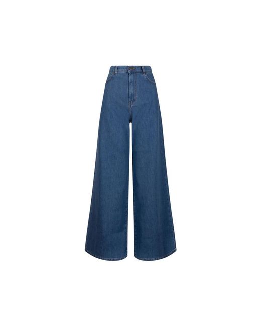 Weekend by Maxmara Blue Wide Jeans