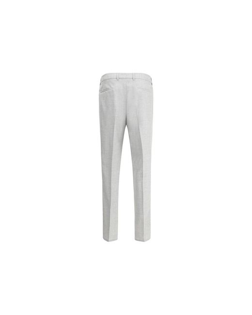 Brunello Cucinelli Gray Suit Trousers for men