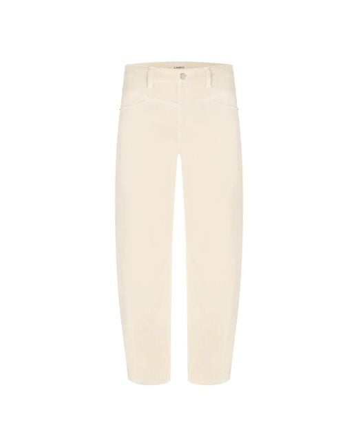 Cambio Natural Cropped Jeans