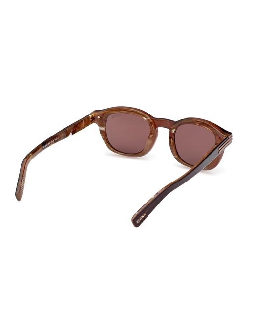 Zegna Sonnenbrille in Brown für Herren