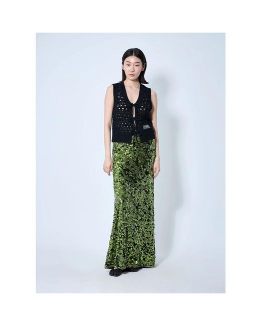 Vests Ganni de color Black