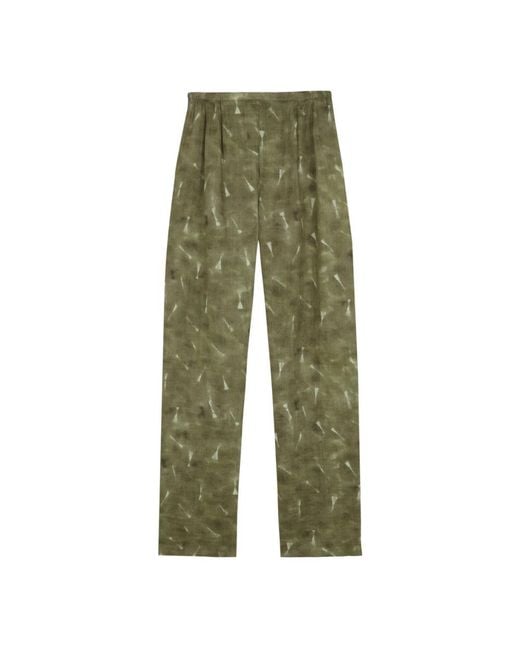 Cortana Green Wide Trousers