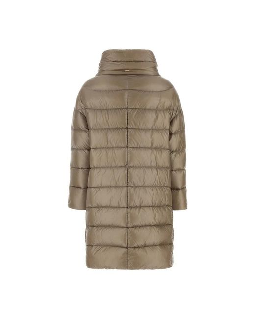 Herno Jassen ,Nylon Matilde Donsjack in het Natural