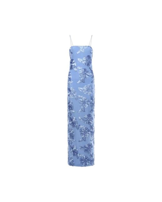 ROTATE BIRGER CHRISTENSEN Blue Maxi Dresses
