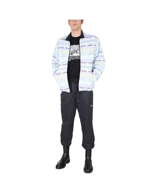 MSGM Front Zip Closure Two Sid in Blue für Herren