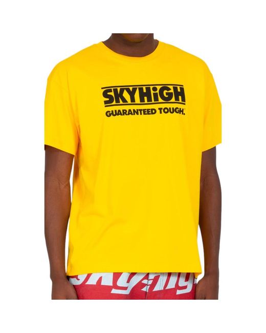 Sky High Farm Grafik bau t-shirt in Metallic für Herren