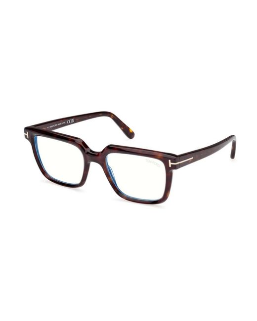 Tom Ford Square Optical Frame in het Brown