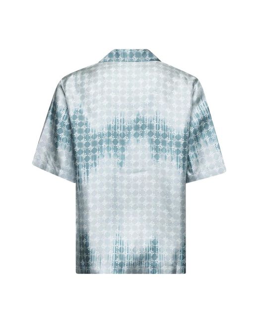 Amiri Short Sleeve Shirts in het Blue voor heren