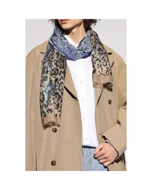 Etro Black Scarves for men