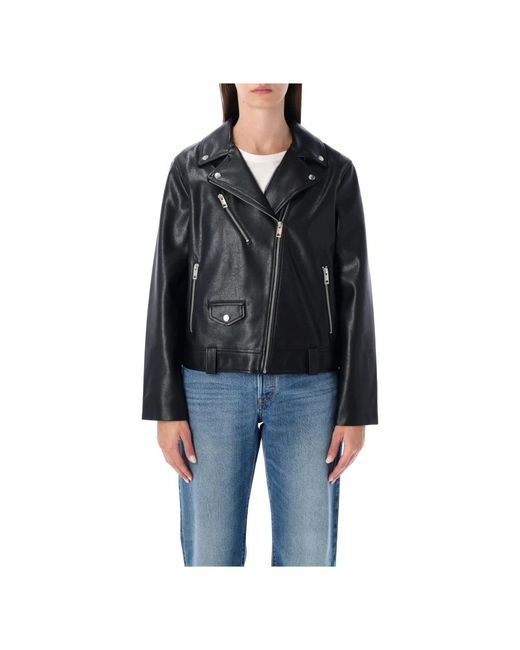 Levi's Black Kendal Eco-Leather Moto Jacket