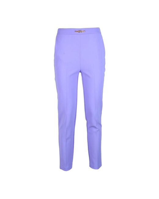 Cropped Trousers di Elisabetta Franchi in Blue