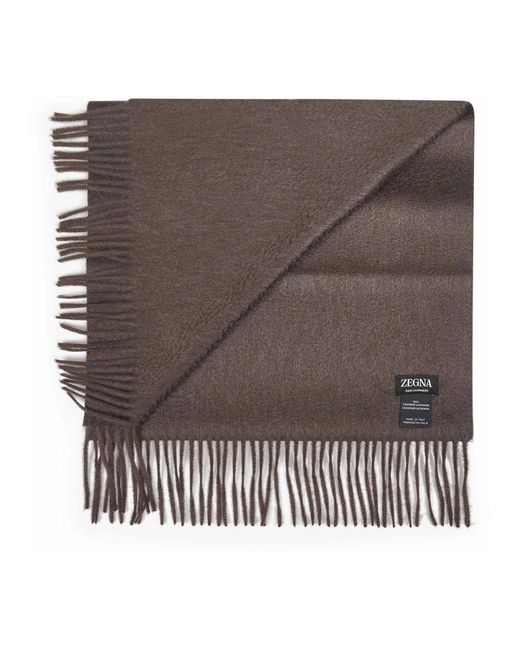 Winter Scarves Zegna de hombre de color Brown