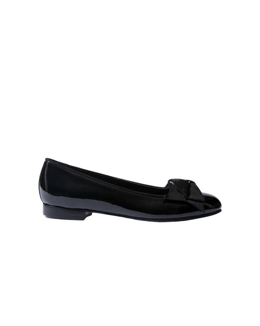Scarosso Black Ballerinas