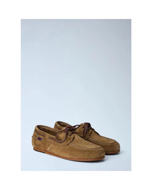 Sebago Brown Boat Shoes for men