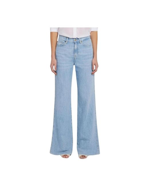 Jeans > flared jeans 7 For All Mankind en coloris Blue