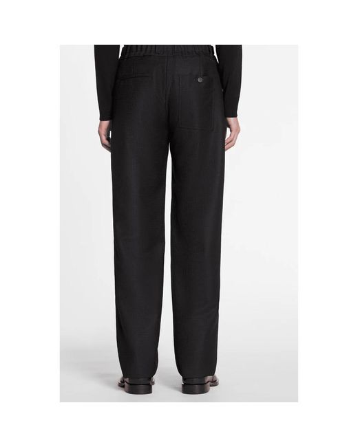 Lanvin Broeken ,Blauw ,Elastische Taille Rechte Pijp Broek in het Blue voor heren