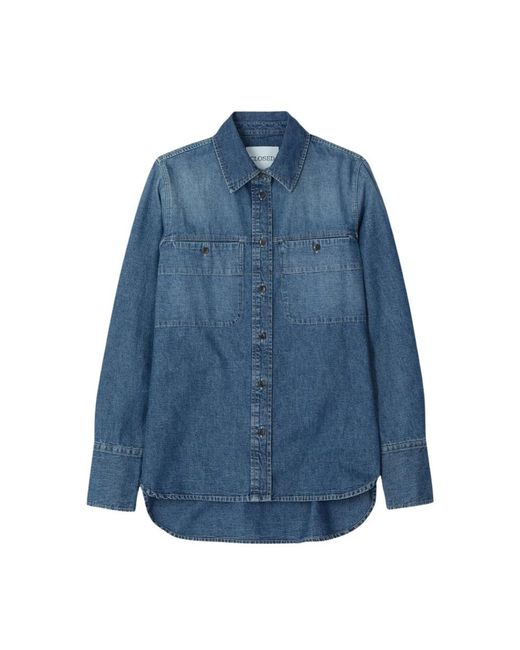 Closed Camisa in het Blue