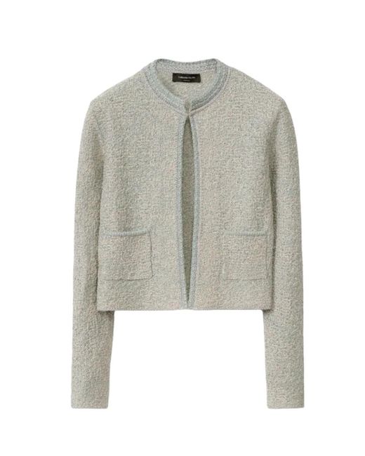Cardigans Fabiana Filippi de color Gray
