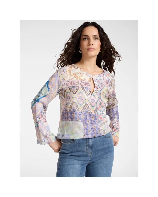 Blouses Elena Miro de color Blue