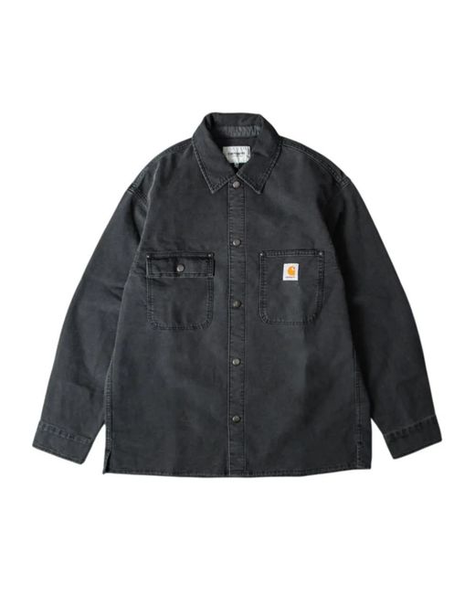 Carhartt Parrish Shirt Jacket in het Black voor heren