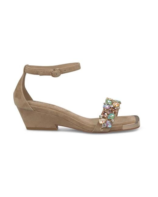 Alma En Pena. Metallic High Heel Sandals