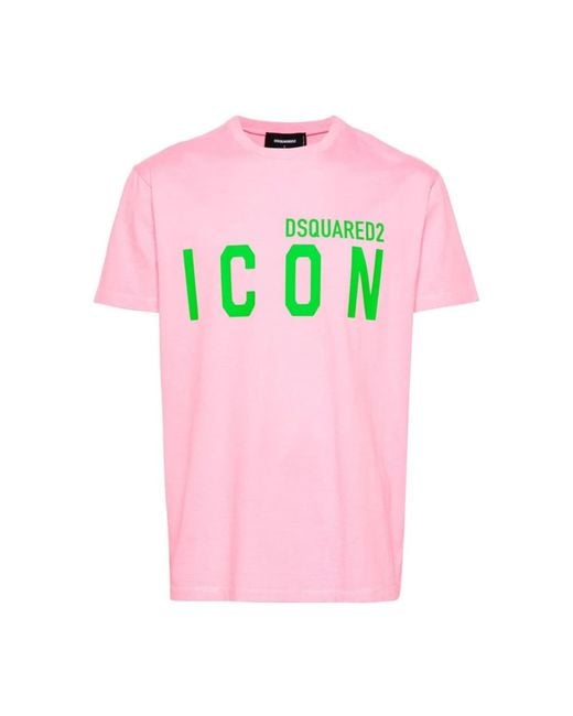 DSquared² Pink T-Shirts for men