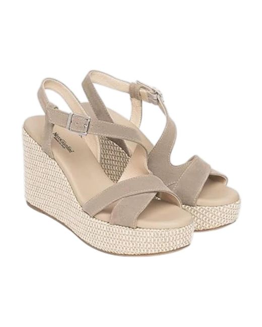 Wedges Nero Giardini de color Metallic