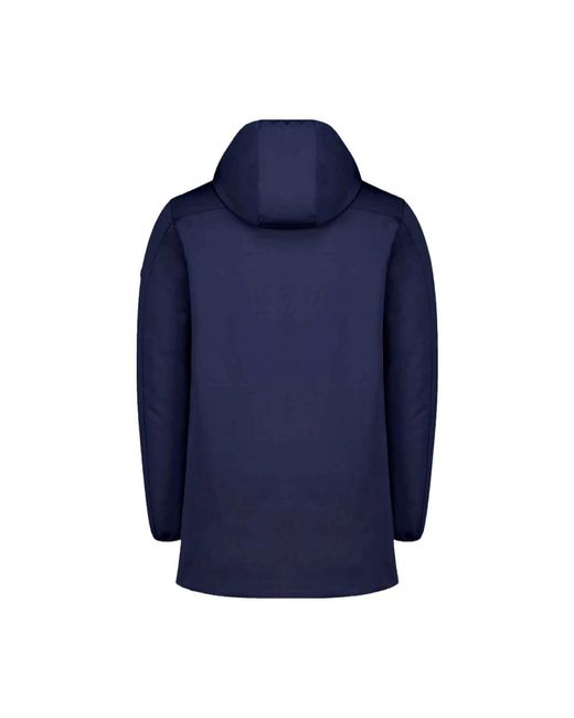 Ciesse Piumini Jassen ,Blauw ,Polyester Blauwe Waterdichte Hoodie Regular Fit in het Blue voor heren