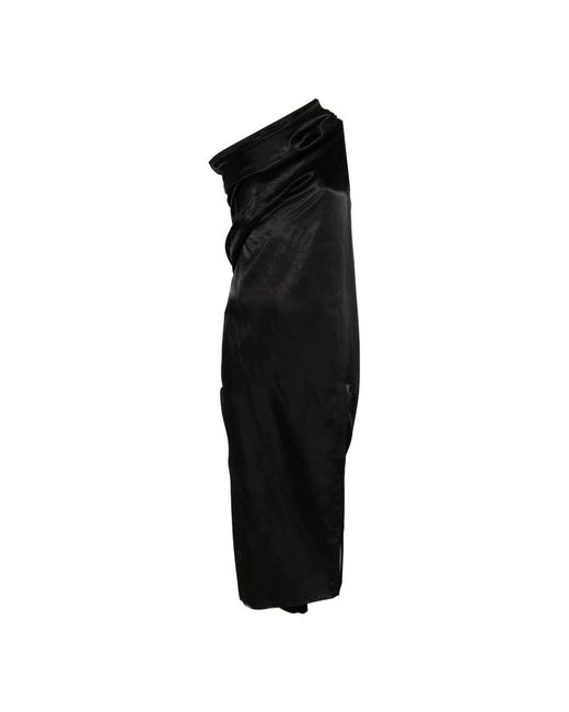 Rick Owens Black Midi Dresses