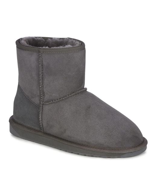 EMU Gray Winter Boots