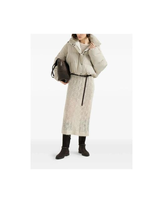 Brunello Cucinelli Natural Down Jackets
